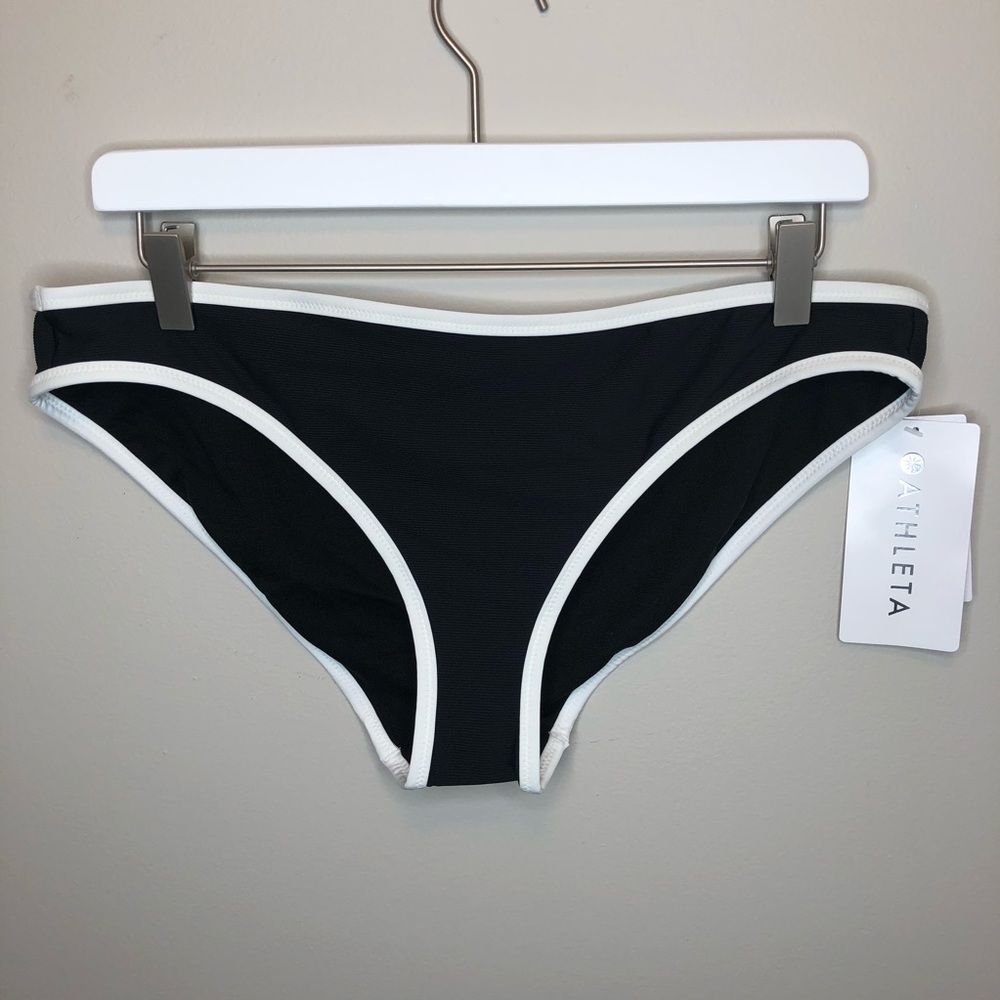 NWT Athleta Clean Medium Bound Bikini Bottom Large